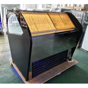 14 Pans Gelato Ice Cream Display Freezer minus 18-22 degree Low noise