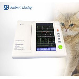 7 Inch Touch Screen 12 Channels 12 Leads Veterinary ECG Machine