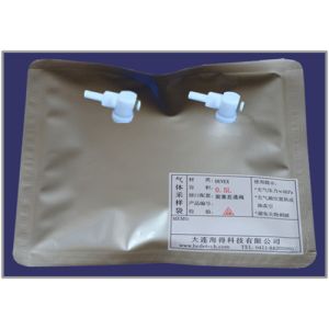 DEVEX gas sampling bags with side-opening PTFE On/Off dual-valve  DEV42_25L  air sample bag