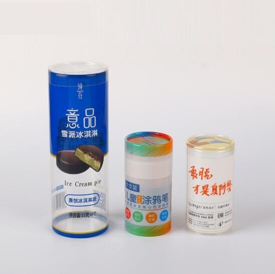 Quality PVC PET Transparent Cylinder Packing Box wholesale