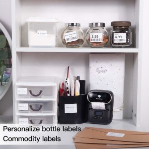 Sticker Labels M110 Label Maker Plastic Credit Card Printer with Print Master