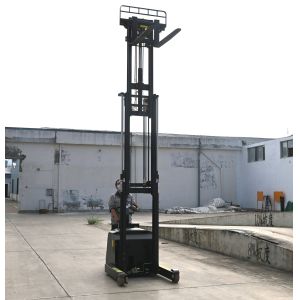 ISO Approved Walkie Electric Reach Truck , Fully Electric Pallet Stacker 2 Ton