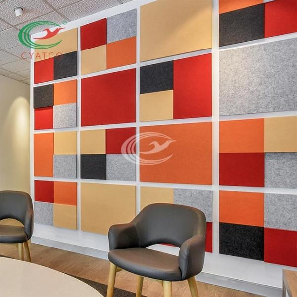 Recycled Indoor Soundproof Tiles For Walls Harmless Eco Friendly