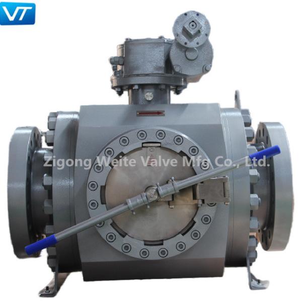 Quality 10'' 600LB Pigging Ball Valve Forged Steel Body Material A105 ENP wholesale