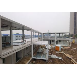 Earthquake Resistant Portable Site Office Cabin , 20ft Temporary Site Cabins