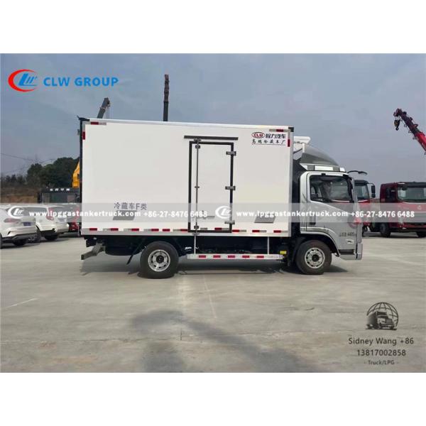 Shacman 4x2 4T 5T Refrigerated Van Truck With Thermo King Cooling Unit