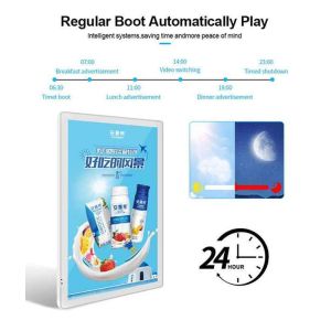 Indoor Elevator Media Wall Mounted Digital Advertising Screen For Customizable