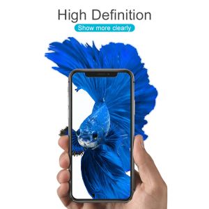 21D Tempered Glass Phone Protector , Anti Scratch High Clear Bubble Free Screen