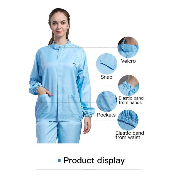 Breathable Fast Food Worker Uniforms Anti-Dust Unisex Sizes S-5XL