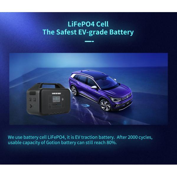 110V 220V UPS Portable Power Station 672Wh 600W Big Capacity Fast Charging