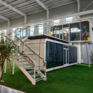 Customizable And Eco-friendly Apple Cabin House With Galvanized Steel Frame And