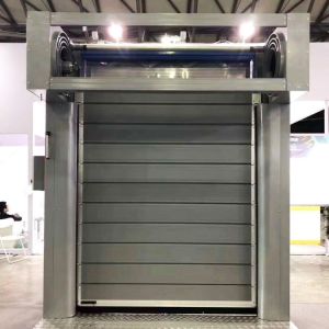 1.0m/s Outside Industry High Speed Sectional Security Door Sandwich Panel