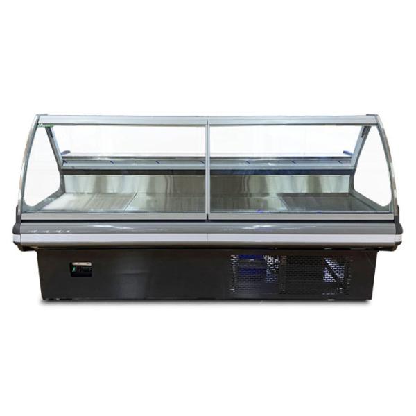 Quality Stainless Steel Deli Display Fridge R22 Counter Food Display Cooler wholesale