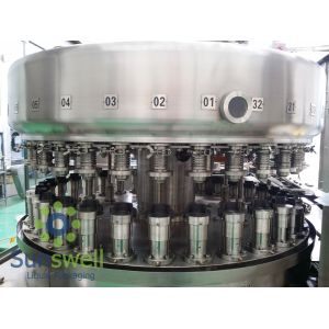 Powerful Automatic Aluminum Can Filling Machine For Beverage Juice / Beer Soda
