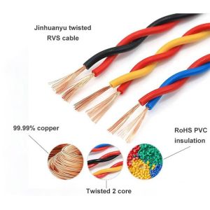 2 Core Flat Electrical Cable, ECHU Electrical Wire