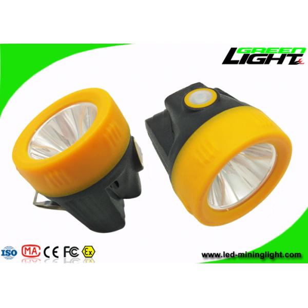 Lithium Ion Battery Rechargeable LED Headlamp Anti Explosive Portable 10000lux IP68