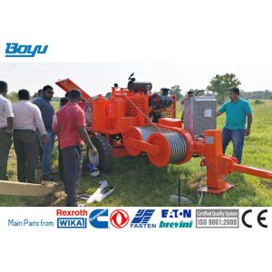 Cheap Overhead Stringing Max Intermittent Pull 100kN Hydraulic Cable Puller Machine for sale