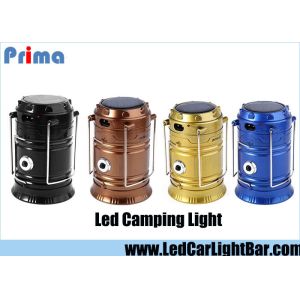 4W 350LM LED Camping Lights 6 X 3528 SMD Rechargeable Solar Collapsible