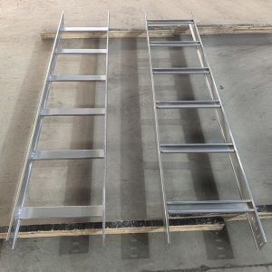 China Fire Resistance Steel Ladder Tray For Optimal Ventilation Electric Cable Trunking on sale