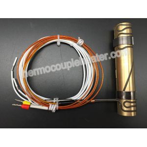 Inner Diameter 15MM Press In Brass Coil Heaters With Thermocouple J