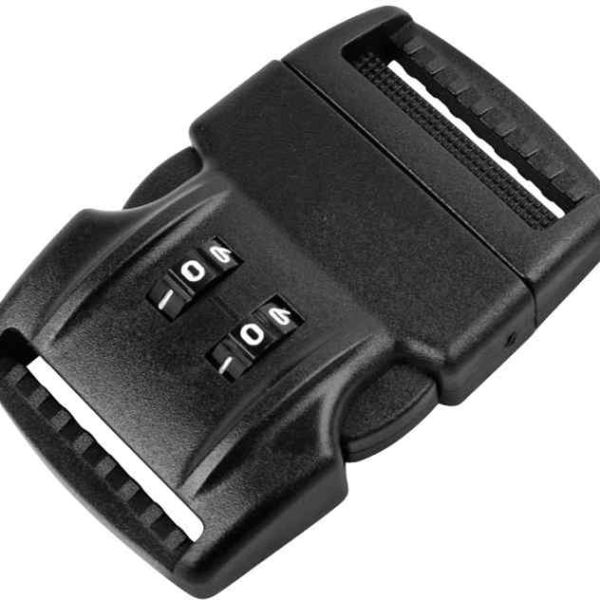 black style Side Release Plastic buckles Password