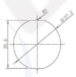 DC24V DC12V Push Button Control Switch / White Braille Elevator Buttons