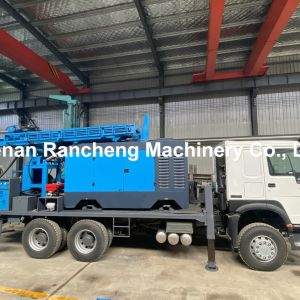 China 200m Truck Mounted Water Well Drilling Rig with 3400mm Feed Stroke on sale