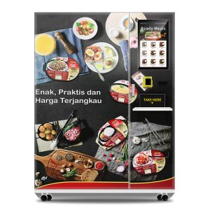Ready Meals Dumplings Breads Hamburgers Frozen Food Vending Machine with Short