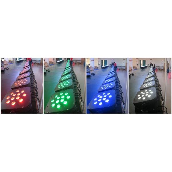 Black Box Led Mini Flat Par Light 15W 9PCS RGBWA 5in1 For Stage Decoration