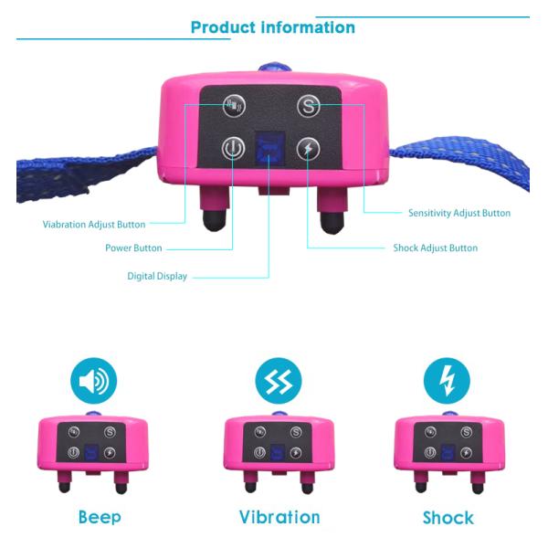 Electronic Dog Beeper Collar 3.7V Battery Anti Barking Device