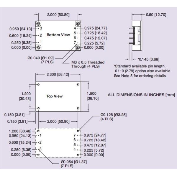 Quality EXQ60-48D05-3V3-R EXQ60-48D05-3V3-R 60W High Efficiency DC/DC Converters  MITSUBISHI igbt power module wholesale