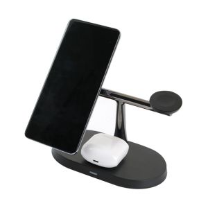 Wireless Charging 3 In 1 Fast Charger For Phone Earphone Watch
