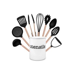 CIQ Certified Nylon Kitchen Tool Set , Scratchless Nylon Utensil Set