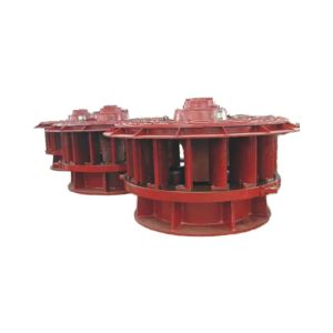 ZG20SiMn Guide Vanes Vertical Water Inlet Kaplan Hydro Turbine with Vertical