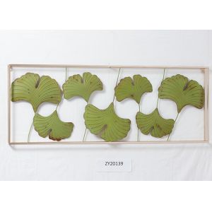 Garden Sversize Framed Handmade Metal Leaf Wall Hangings
