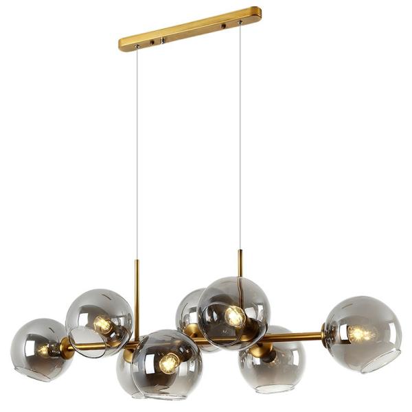 Glass Ball Sinple Style Living Room Modern LED Chandelier