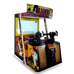 China First Blood Rambo Adventure Gun Shooting Arcade Machine Coin Pusher Type on sale
