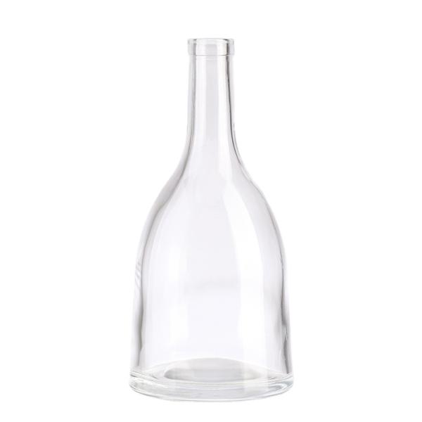 Clear Glass Body Material Wine Vodka Bottle 500ml 750ml Whiskey Bottle