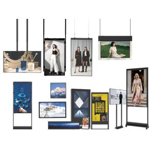 49inch 1080x1920 Resolution LCD Window Display with 50,000 Hours Working Life