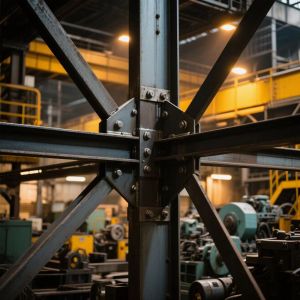 Customizable Prefabricated Steel Warehouse with H-Section Frame