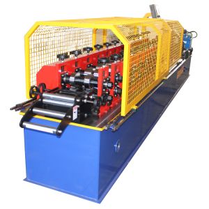 Customized C U Channel Track Roll Forming Machine With Plc Control System