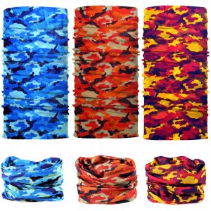 Anti Dust Mesh Multi Color Camo Seamless Tube Scarf