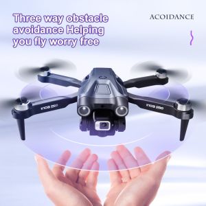 Beginner Drones K103 Pro Drone with 4k Dual Camera Obstacle Avoidance Optical