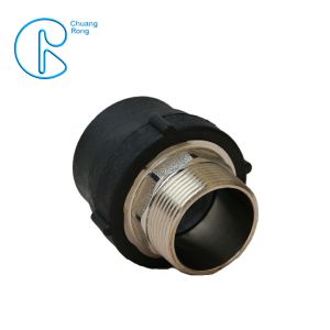 PE100 PN16 SDR11 Hdpe Male Threaded Adaptor , Socket Fusion Male Adaptor