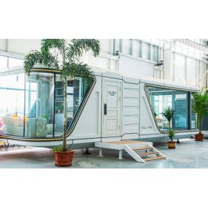 Cheap Eco Friendly Customized Prefab Capsule House Building Solution for sale