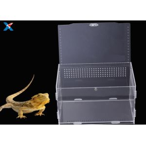Customized Clear Acrylic Furniture , Acrylic Reptile Box OEM / ODM Available