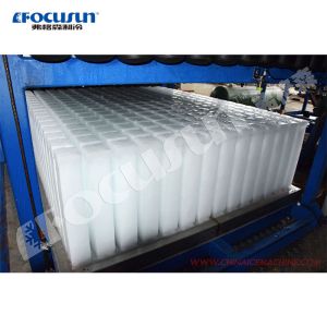 Frascold Compressor Used Air Cooling 1MT Solar Block Ice Making Machine for in