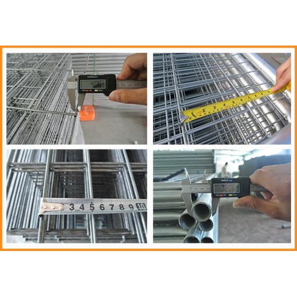 3.2 Mm Wire Australia Temporary Privacy Fence , Safety Metal Fencing Panels