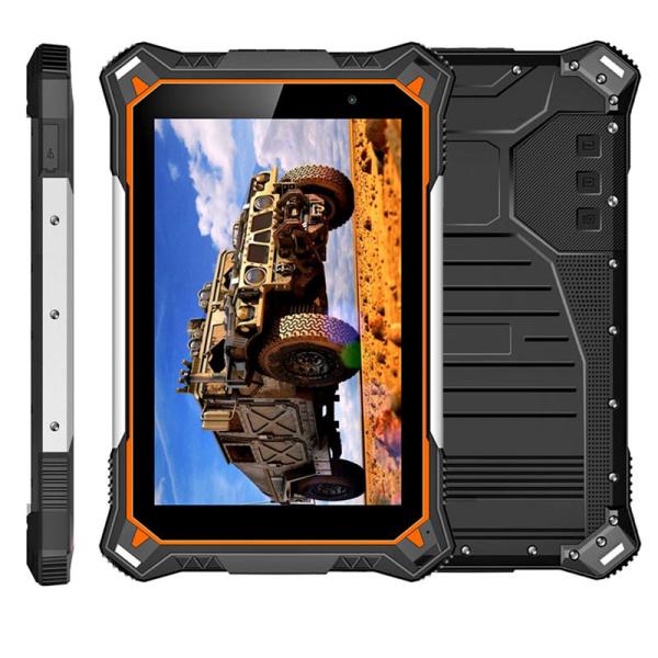 8 Inch Deca-Core 4G LTE Industrial Android Tablet Pc Rugged With 10000mAh IP68