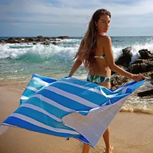 High Durability Bulk Design Microfiber Stripe Beach Towel Printed Style